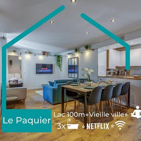 Le Paquier - Mycosyapart, Vieille Ville, Calme, Lac 100M, Netflix Аннесі Екстер'єр фото